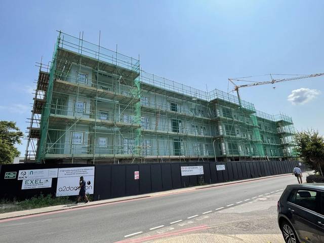 Scaffolding work: Churchill Hospital, Oxford